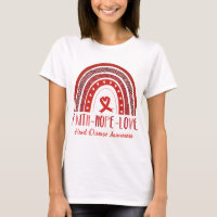 Rainbow Faith Hope Love Heart Disease Awareness