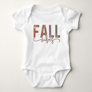Rainbow Fall Vibes Baby Bodysuit