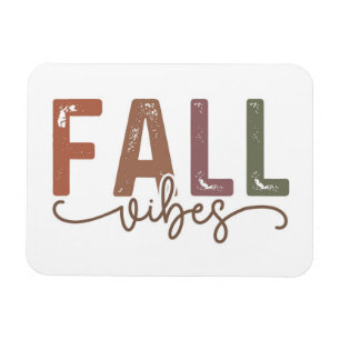 Rainbow Fall Vibes Magnet