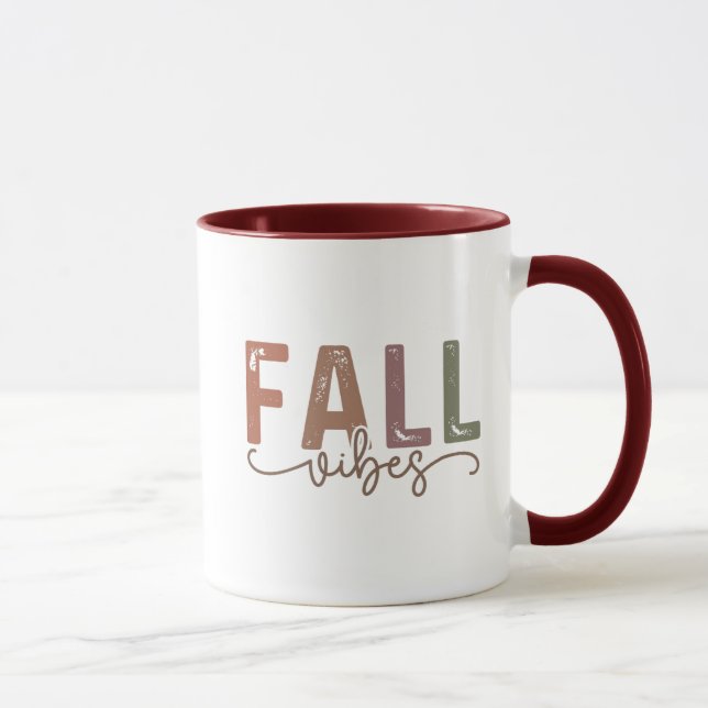Rainbow Fall Vibes Mug (Right)