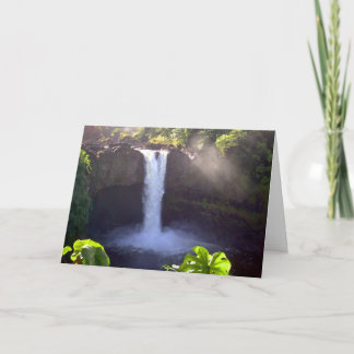 Rainbow Falls card
