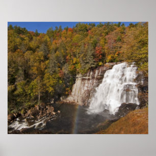 Rainbow Falls in Gorges State Park in North Poster