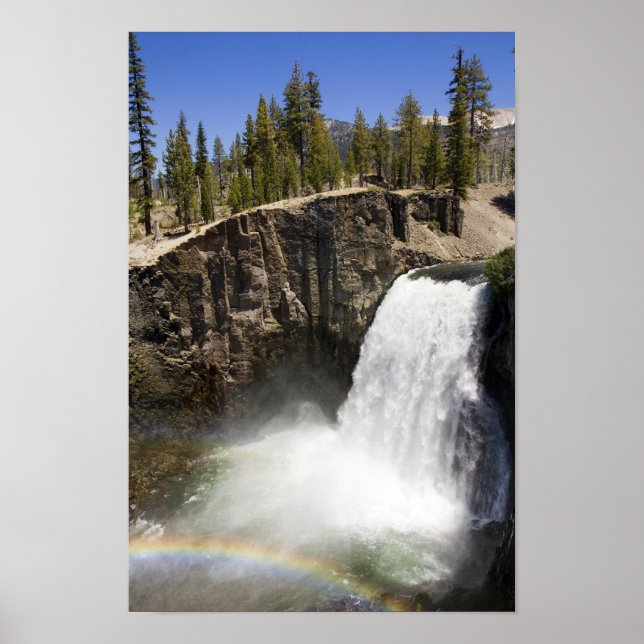 Rainbow Falls in Mammoth Poster (Front)