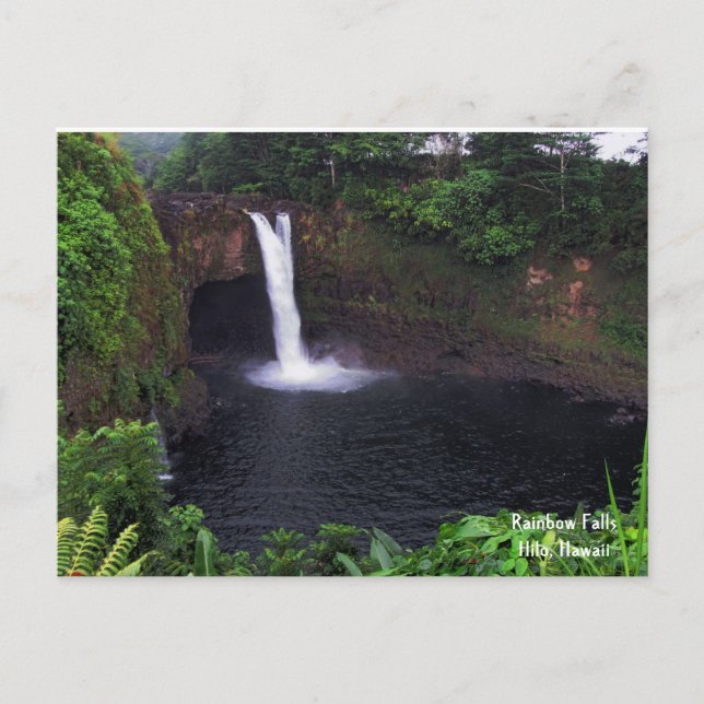Rainbow Falls Postcard (Front)