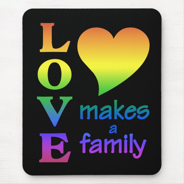 Rainbow Family mousepad (Front)