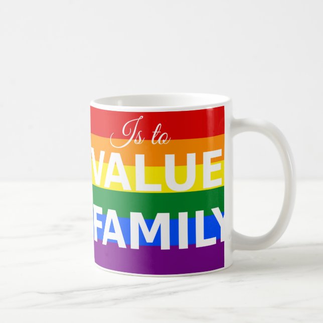 Rainbow Family Value Mug (Right)