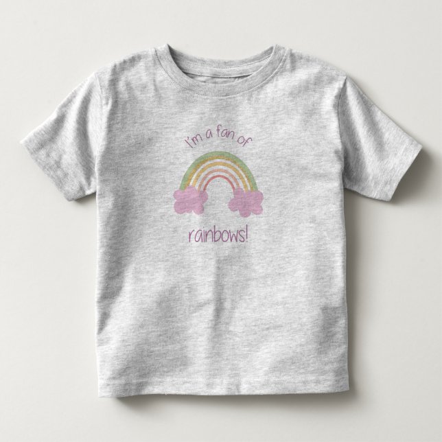 Rainbow Fan Toddler T-Shirt (Front)