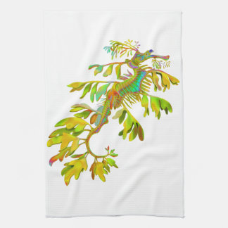 Rainbow Fantasy Sea Dragon Kitchen Towels