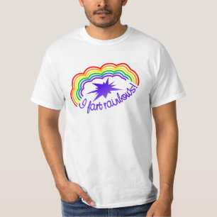 Rainbow Farts shirt - choose style & colour