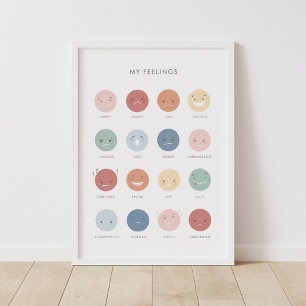 Rainbow Feelings Emotions Classroom Decor