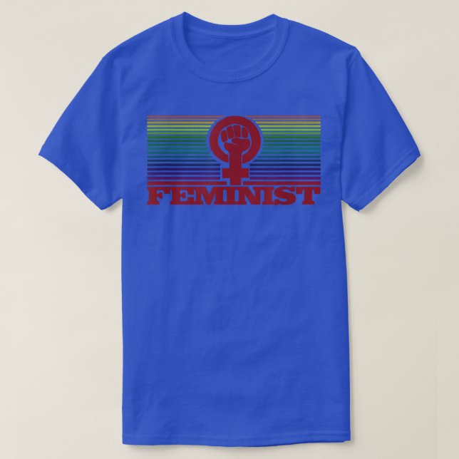 Rainbow Feminism Pride Intersectional Feminist 511 T-Shirt (Design Front)