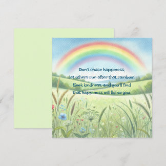 Rainbow / Field & Quote Card