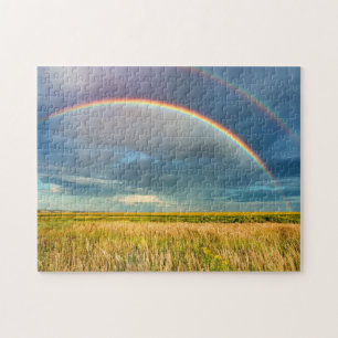 Rainbow Field USA Countryside Complex Jigsaw Puzzl Puzzle