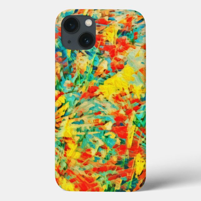 Rainbow Fireworks Celebration Art Abstract Case-Mate iPhone Case (Back)
