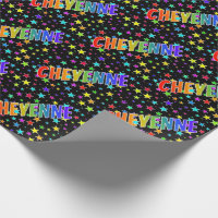 Rainbow First Name "CHEYENNE" + Stars