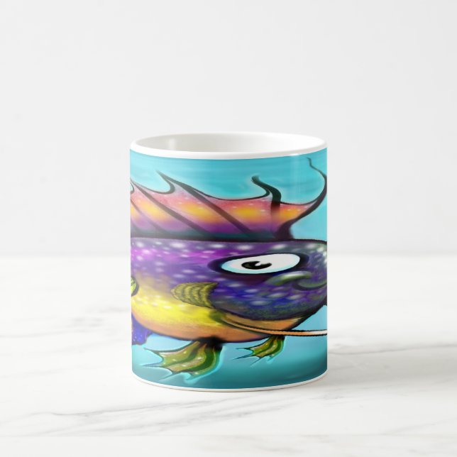 Rainbow Fish Coffee Mug (Center)