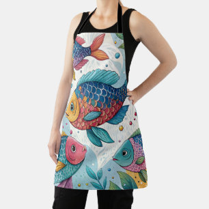 Rainbow Fish in Underwater Apron