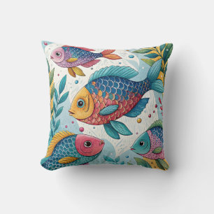 Rainbow Fish in Underwater Cushion