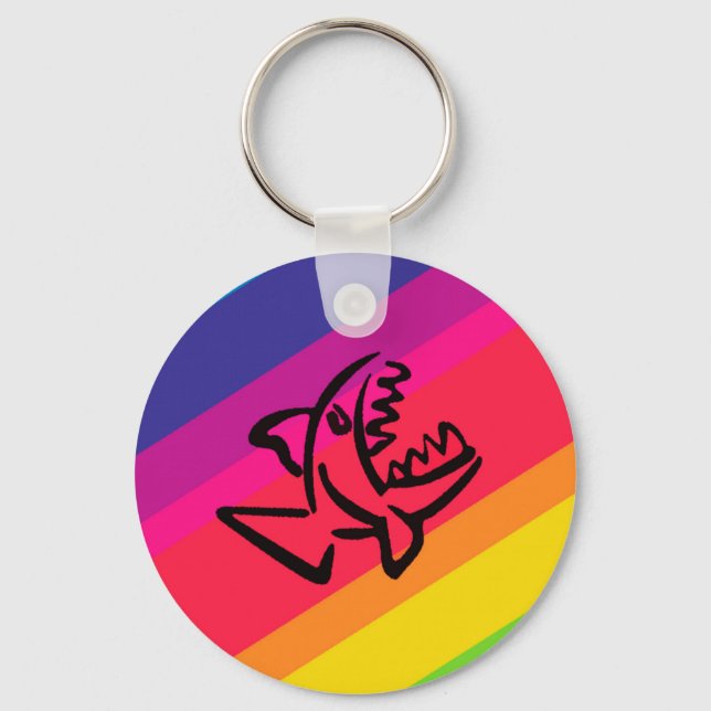 Rainbow fish key ring (Front)
