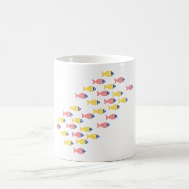 Rainbow Fish Migration Coffee Cup (Center)
