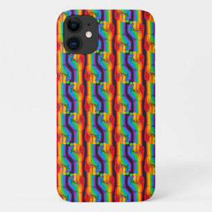 Rainbow Fist Pattern iPhone 11 Case