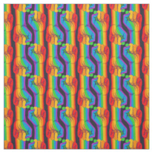 Rainbow Fist Pattern Fabric