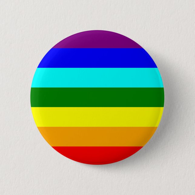 Rainbow Flag 6 Cm Round Badge (Front)