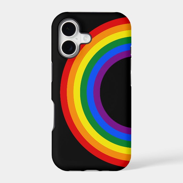 RAINBOW FLAG BUTTON + your sign or text (Back)