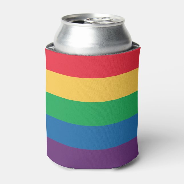 Rainbow Flag Can Cooler (Can Front)