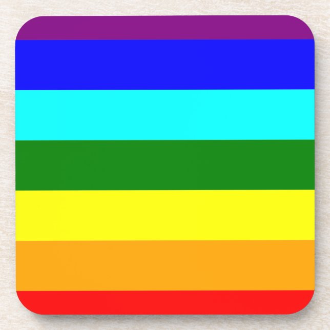 Rainbow Flag Coaster (Front)