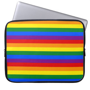 RAINBOW FLAG COLORS LAPTOP SLEEVE