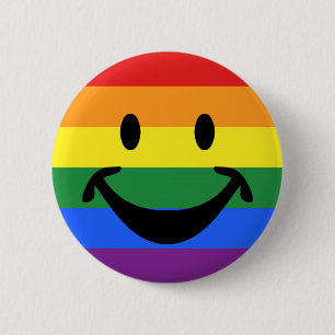 RAINBOW FLAG COLORS your ideas 6 Cm Round Badge