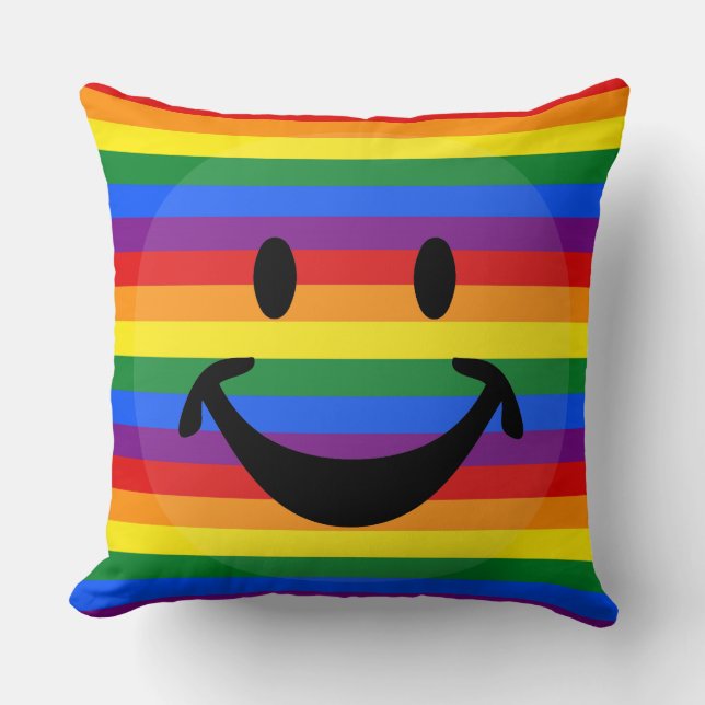 RAINBOW FLAG COLORS your ideas Cushion (Front)