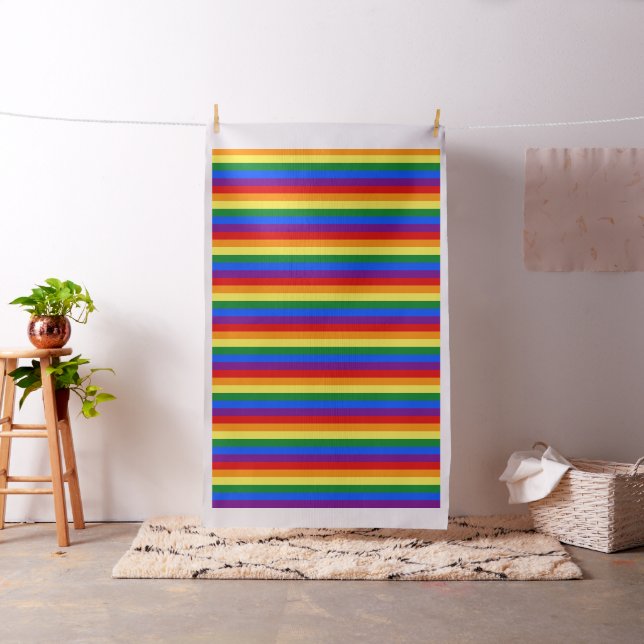 RAINBOW FLAG COLORS + your ideas Fabric (In Situ)