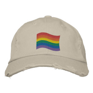 Rainbow Flag Embroidered Baseball Cap