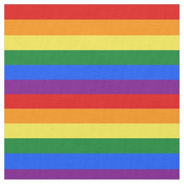 Rainbow Flag Fabric & Pride fashion / LGBT (Close Up)