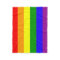 Rainbow flag fleece blanket