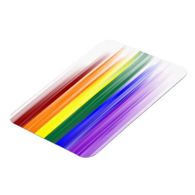 Rainbow Flag Flexible Magnet (Left Side)