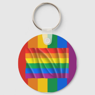 RAINBOW FLAG / GAY PRIDE KEY RING