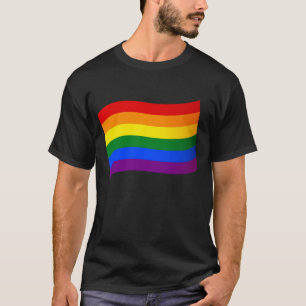 Rainbow Flag Gay Pride LGBT Love is Love LGBTQ T-Shirt