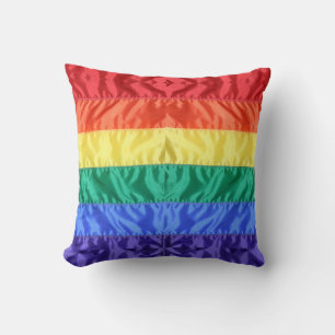 Rainbow Flag Gay Pride LGBTQ LGBT love is love Cushion