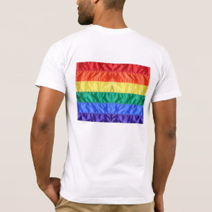 Rainbow Flag Gay Pride LGBTQ LGBT love is love T-Shirt