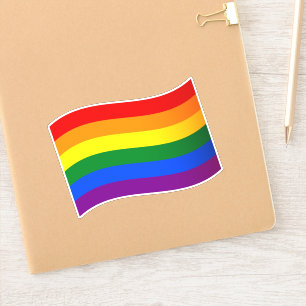 Rainbow Flag Gay Pride LGBTQ out and proud