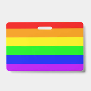 Rainbow Flag ID Badge
