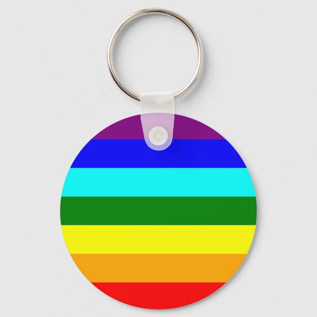 Rainbow Flag Key Ring (Front)
