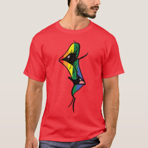 Rainbow Flag Kiss Pride Month Gay Ally Lgbtq Lgbt  T-Shirt