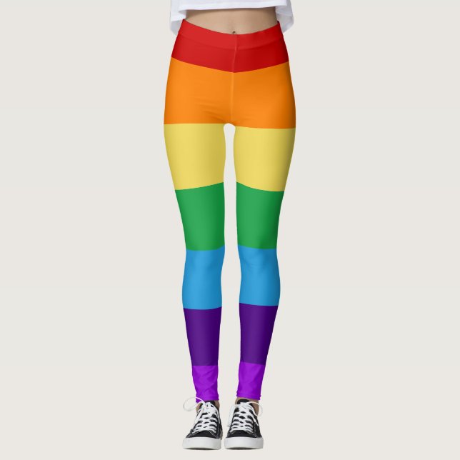 Rainbow flag leggings (Front)