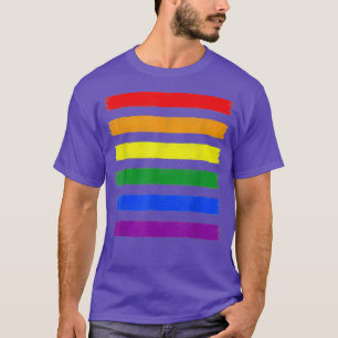 Rainbow Flag LGBTQ Gay Pride LGBT Equality Queer  T-Shirt