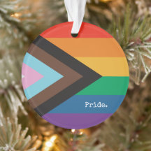 Rainbow Flag - LGBTQIA - Personalise - Ornament