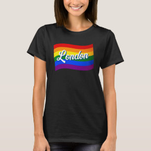 Rainbow Flag London British UK Gay Pride LGBT T-Shirt